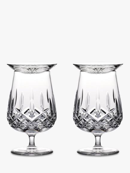 Waterford Crystal Lismore Cut Glass Rum Snifter & Tasting Cap, Set of 2, 250ml, Clear, Clear
