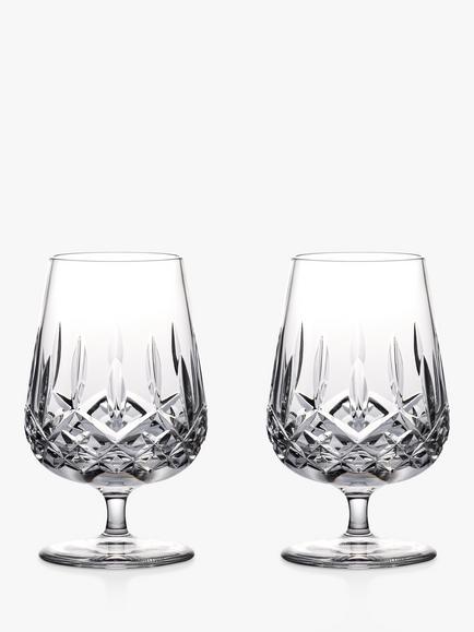 Waterford Crystal Lismore Cut Glass Rum Snifter & Tasting Cap, Set of 2, 250ml, Clear - view 2, Clear