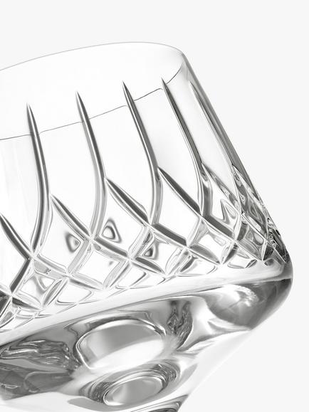 Waterford Crystal Lismore Arcus Cut Glass Universal Wine Glass, Set of 2, 420ml, Clear - view 2, Clear