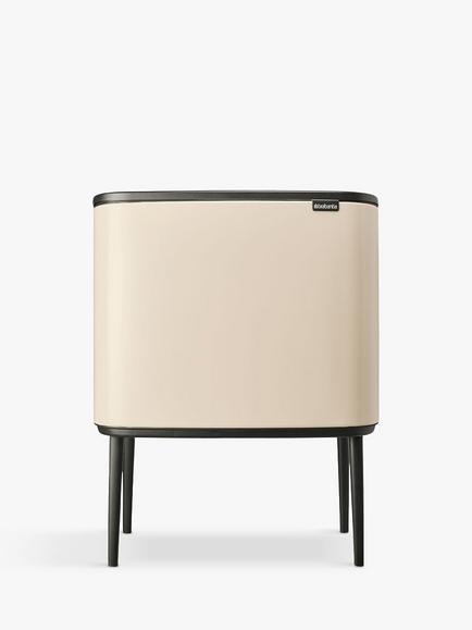 Brabantia Bo Touch Bin, 11L & 23L, Soft Beige