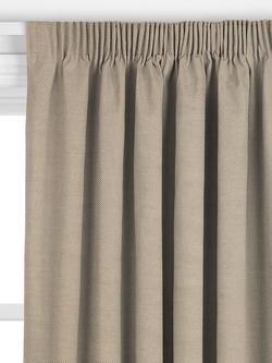 John Lewis Cotton Jute Made to Measure Curtains or Roman Blind, Butterscotch Natural - view 2, Butterscotch Natural