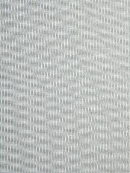 John Lewis Cotton Herringbone Stripe Made to Measure Curtains or Roman Blind, Blue Grey, Blue Grey