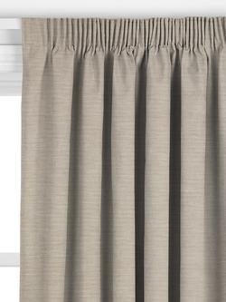 John Lewis Cotton Linen Slub Made to Measure Curtains or Roman Blind, Natural - view 2, Natural