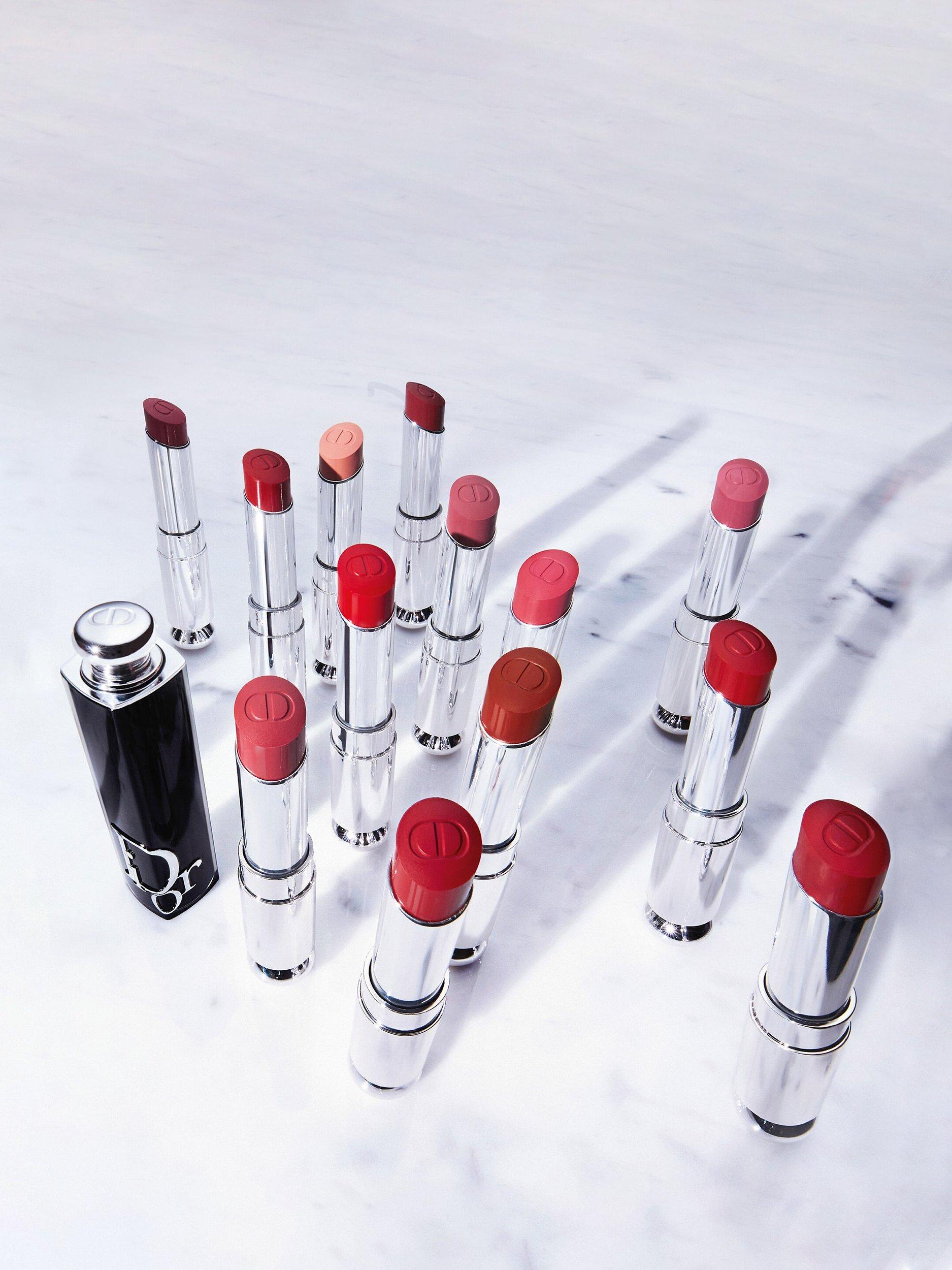 Product image 9 of 9, which shows DIOR Addict Shine Refillable Lipstick, 727 DIOR Tulle