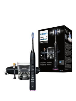 Philips Sonicare DiamondClean Smart 9400 Electric Toothbrush with Charging Case, Black