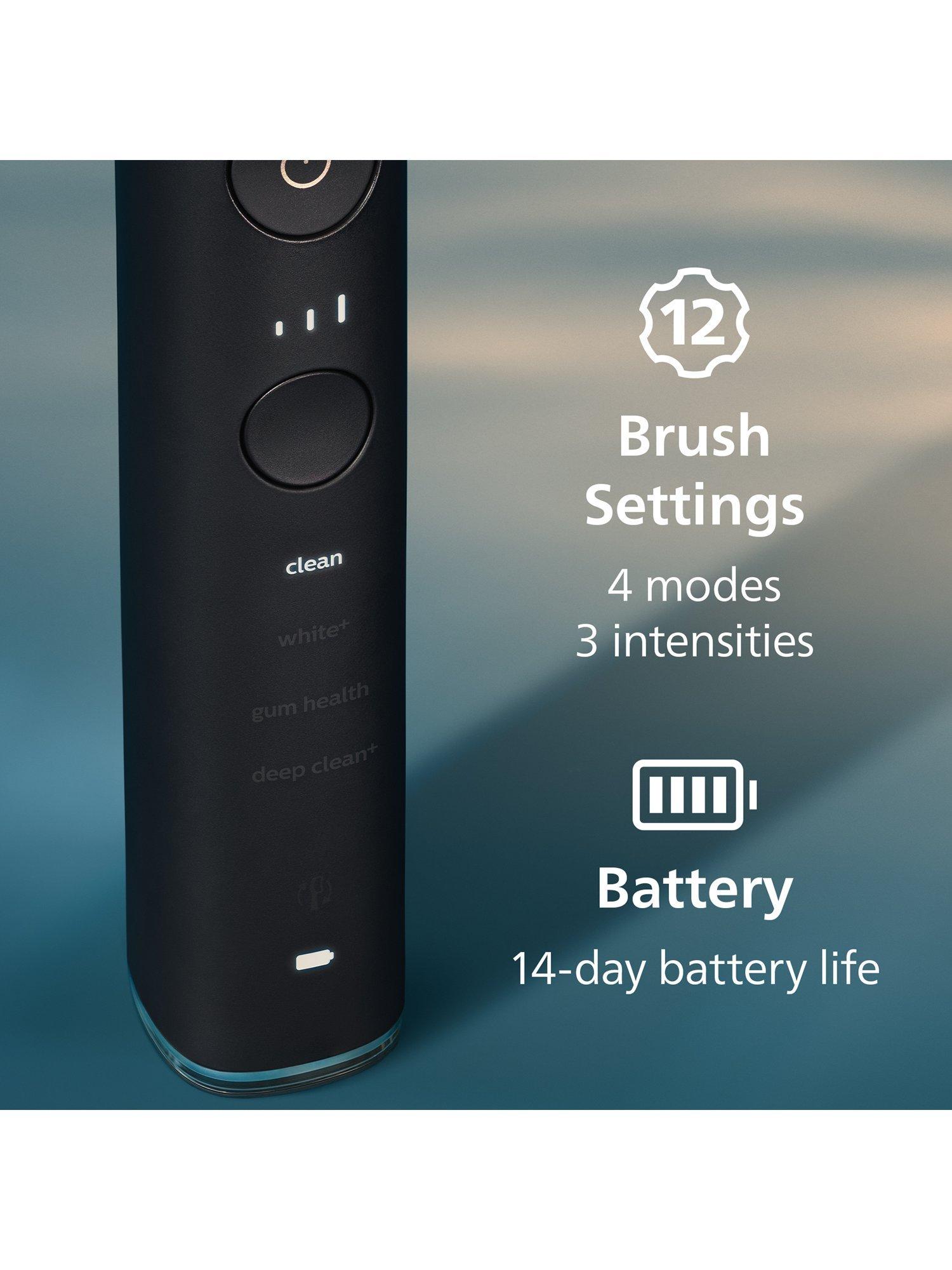 Product image 7 of 10, which shows Philips Sonicare DiamondClean Smart 9400 Electric Toothbrush with Charging Case, Black