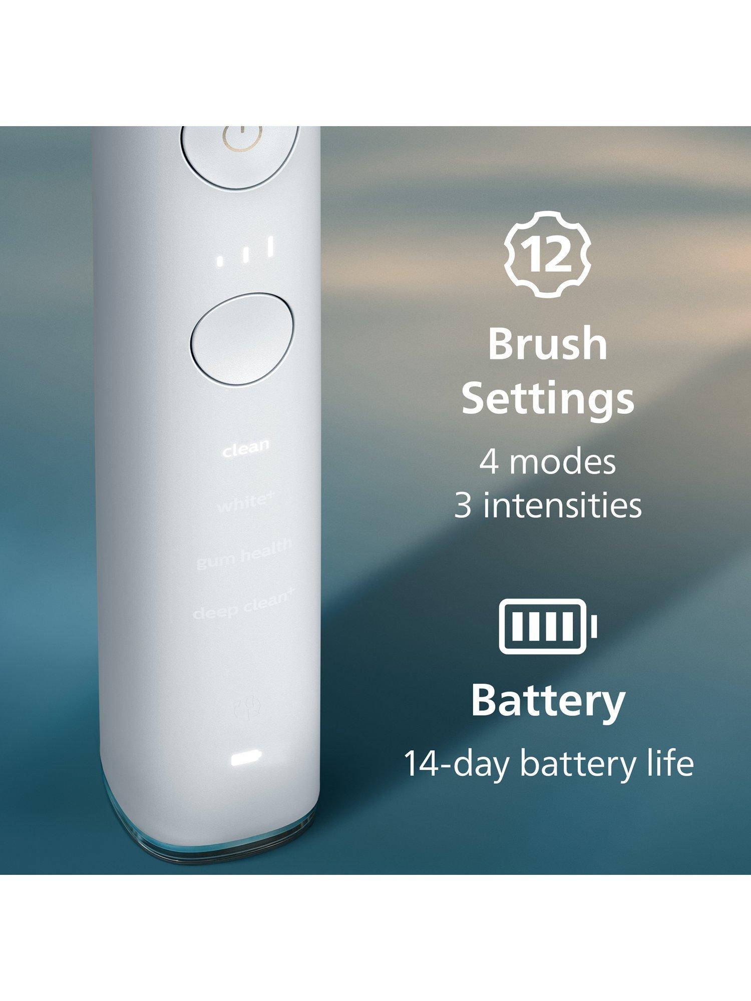 Product image 7 of 10, which shows Philips Sonicare DiamondClean Smart 9400 Electric Toothbrush with Charging Case, White