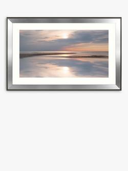 John Lewis Mike Shepherd 'Calmness Descends' Framed Print & Mount, 70.5 x 110.5cm, Blue, Blue