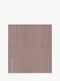 Silentnight Siena Full Height Headboard, Double, Dusky Pink