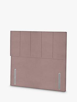 Silentnight Siena Full Height Headboard, King Size - view 2, Dusky Pink
