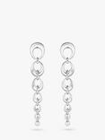 Georg Jensen Offspring Sterling Silver Drop Earrings, Silver