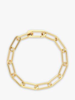 Melissa Odabash Paperclip Link Chain Bracelet, Gold, Gold