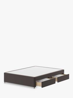 Silentnight 4 Drawer Divan Base, Super King Size, Ebony