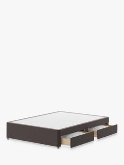 Silentnight 4 Drawer Divan Base, King Size, Ebony