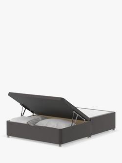 Silentnight End Divan Half Ottoman Storage Bed, Double - view 2, Ebony