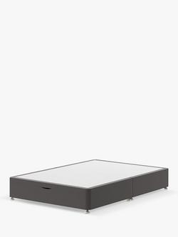 Silentnight End Divan Half Ottoman Storage Bed, Double, Ebony