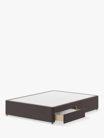 Silentnight 2 Drawer Divan Base, King Size, Ebony