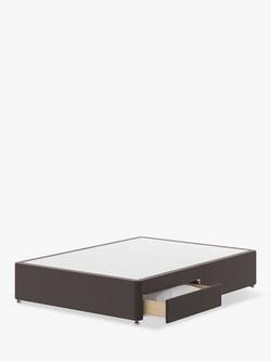 Silentnight 2 Drawer Divan Base, Super King Size, Ebony