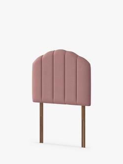 Silentnight Merlin Strutted Headboard, Single - view 2, Dusky Pink