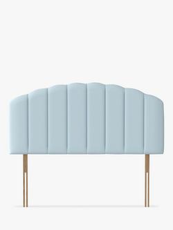 Silentnight Merlin Strutted Headboard, Double, Whisper