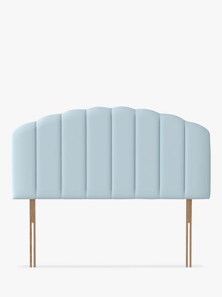 Silentnight Merlin Strutted Headboard, Double, Whisper