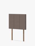 Silentnight Bresica Strutted Headboard, Single, Mink