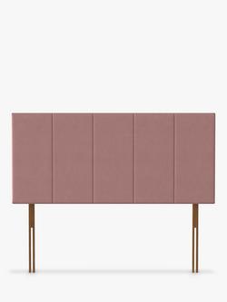 Silentnight Bresica Strutted Headboard, King Size, Dusky Pink