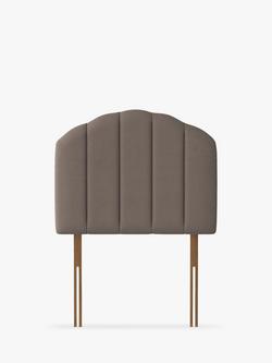 Silentnight Merlin Strutted Headboard, Single, Mink