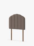 Silentnight Merlin Strutted Headboard, Single, Mink