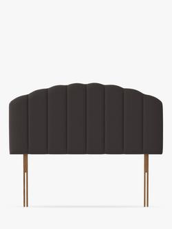 Silentnight Merlin Strutted Headboard, Double, Ebony