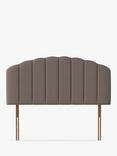 Silentnight Merlin Strutted Headboard, Double, Mink