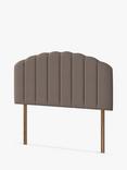 Silentnight Merlin Strutted Headboard, Double, Mink