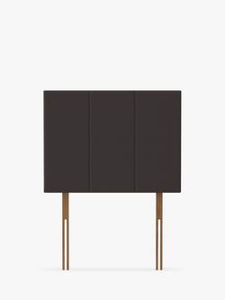 Silentnight Brescia Strutted Headboard, Single, Ebony