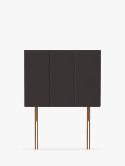 Silentnight Brescia Strutted Headboard, Single, Ebony