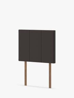 Silentnight Brescia Strutted Headboard, Single - view 2, Ebony