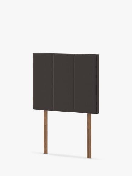 Silentnight Brescia Strutted Headboard, Single - view 2, Ebony