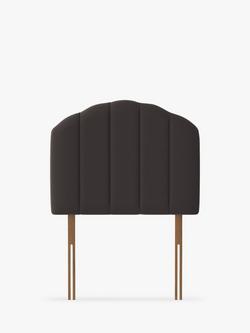 Silentnight Merlin Strutted Headboard, Single, Ebony