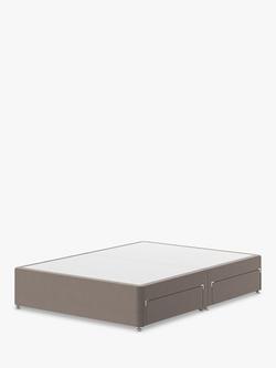 Silentnight 4 Drawer Divan Base, King Size - view 2, Mink