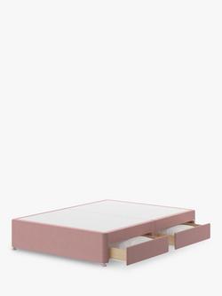 Silentnight 4 Drawer Divan Base, King Size, Dusky Pink