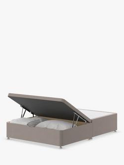 Silentnight End Divan Half Ottoman Storage Bed, Double - view 2, Mink