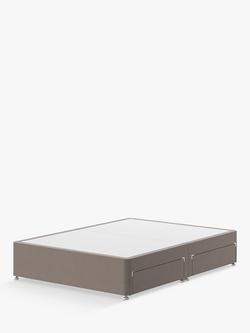 Silentnight 4 Drawer Divan Base, Double - view 2, Mink
