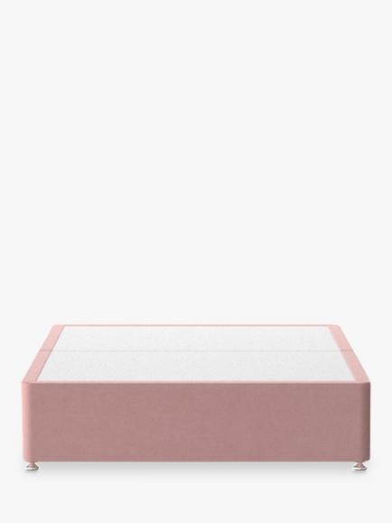 Silentnight 2 Drawer Divan Base, Double - view 2, Dusky Pink