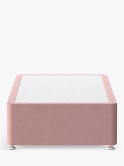 Silentnight 2 Drawer Divan Base, Single - view 2, Dusky Pink