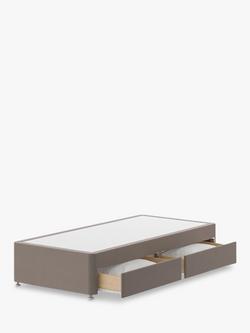 Silentnight 2 Drawer Divan Base, Single, Mink