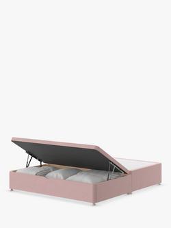 Silentnight End Divan Half Ottoman Storage Bed, Super King Size, Dusky Pink