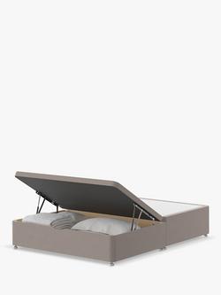Silentnight End Divan Half Ottoman Storage Bed, King Size, Mink