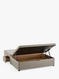 Silentnight 2 Drawer Continental Half Ottoman Divan Base Storage Bed, Super King Size