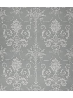 Laura Ashley Josette Made to Measure Curtains or Roman Blind, Steel, Steel