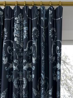 Laura Ashley Josette Made to Measure Curtains or Roman Blind, Midnight - view 2, Midnight