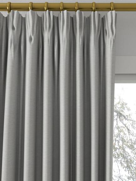 Laura Ashley Swanson Made to Measure Curtains or Roman Blind, Steel - view 2, Steel